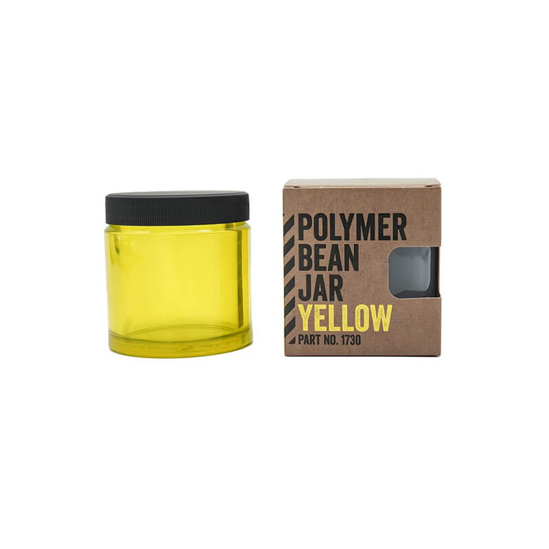 Polymer bean container yellow